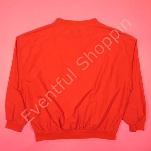 Vintage Dodge Pullover Mens XL Red Windbreaker Jacket 1980s Made In USA - Picture 3 of 7